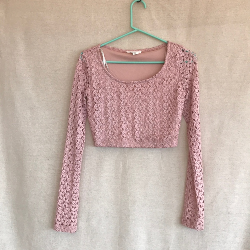Pink short top